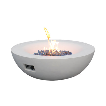 42 Inch Outdoor Concrete Propane Gas Fire Pit Bowl