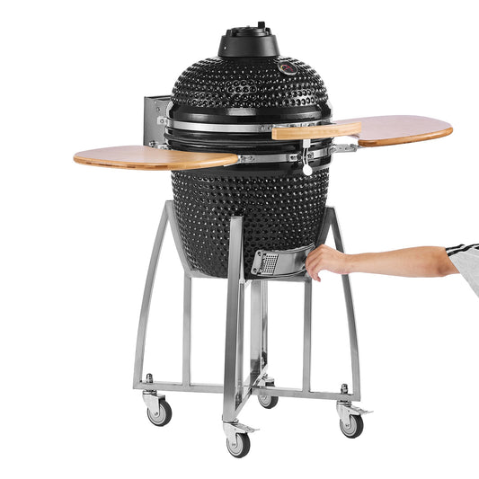 Charcoal Smoker and Grill, 18" Kamado - Yard Noble