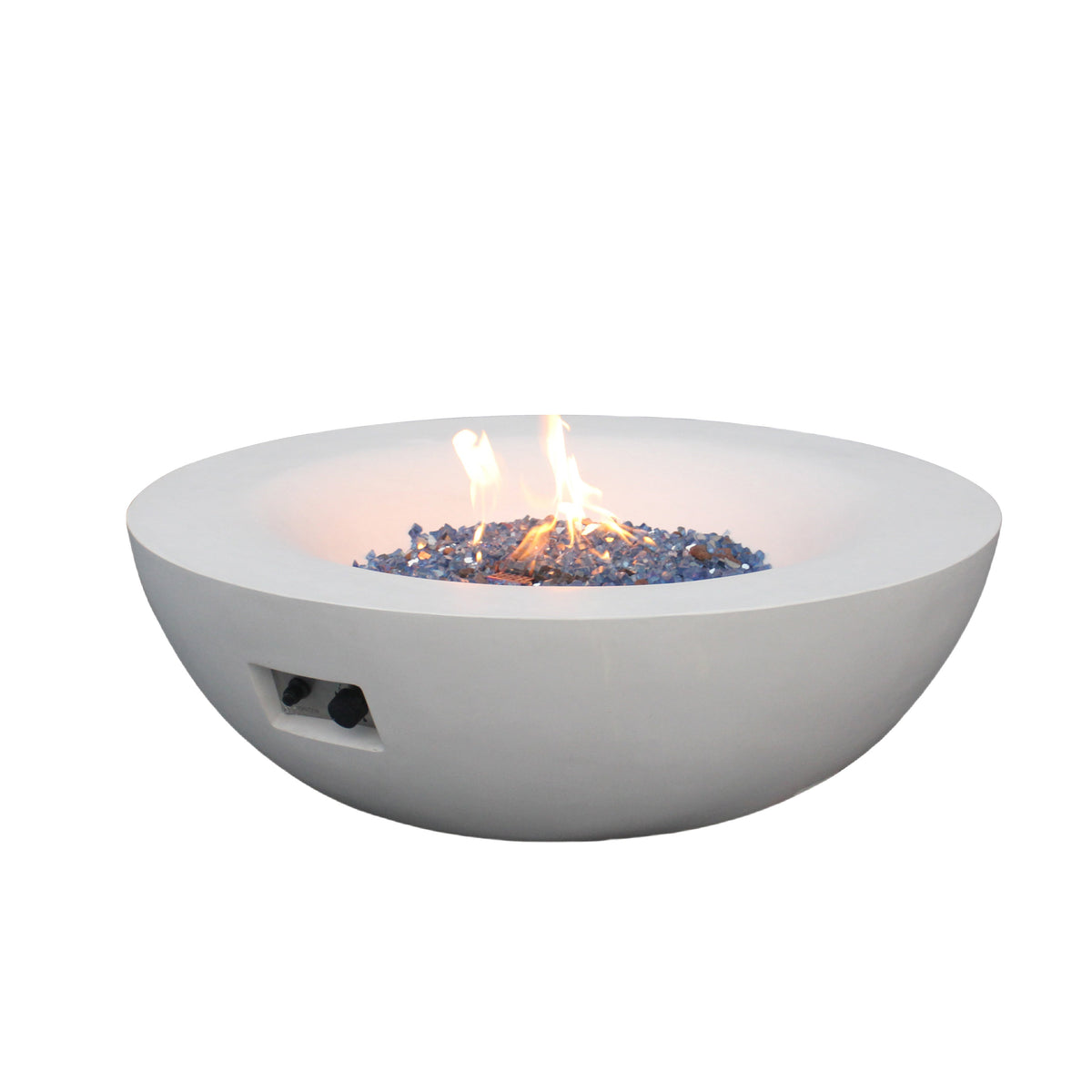 42 Inch Outdoor Concrete Propane Gas Fire Pit Bowl