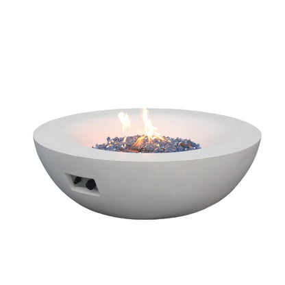 42 Inch Outdoor Concrete Propane Gas Fire Pit Bowl