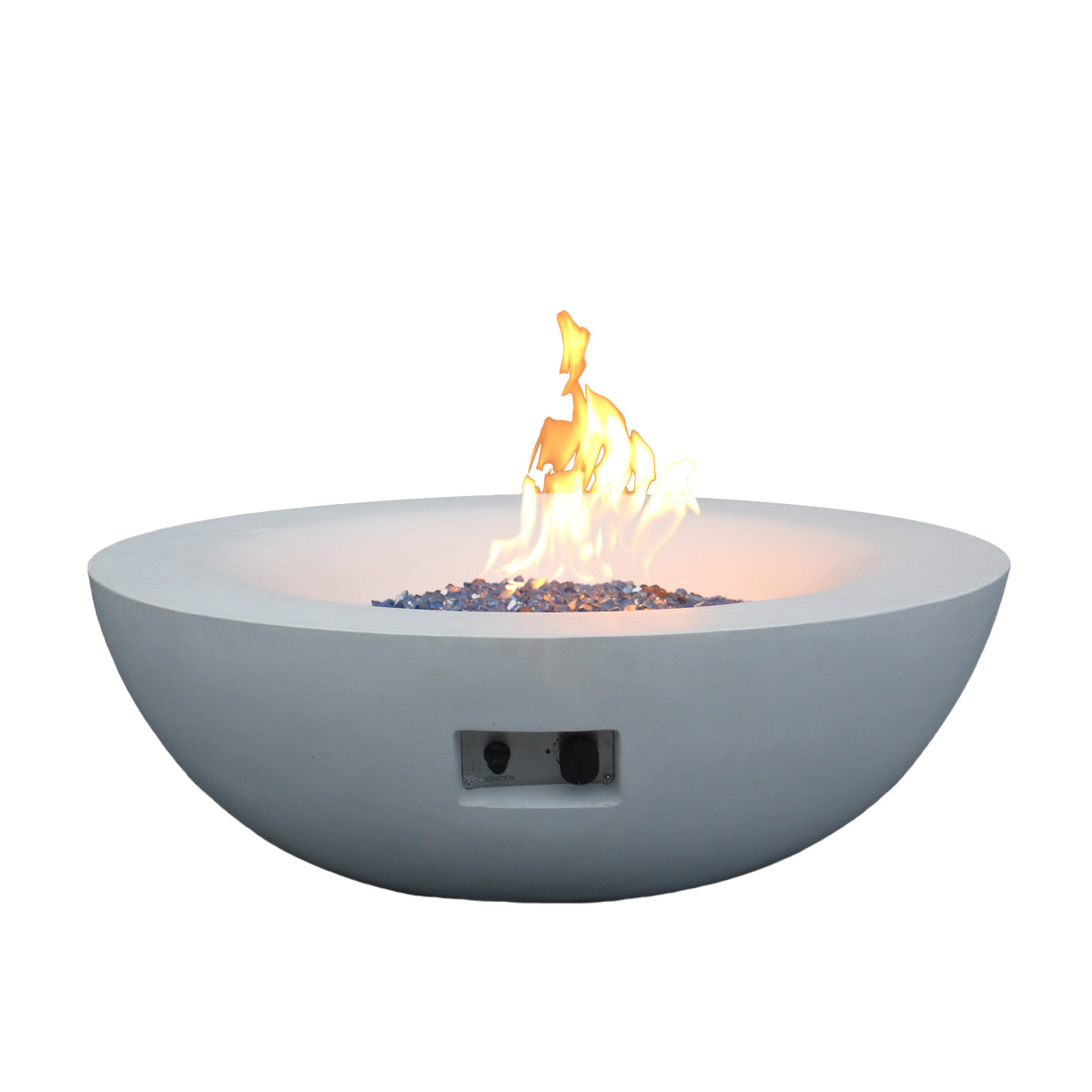 42 Inch Outdoor Concrete Propane Gas Fire Pit Bowl