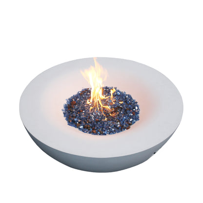 42 Inch Outdoor Concrete Propane Gas Fire Pit Bowl