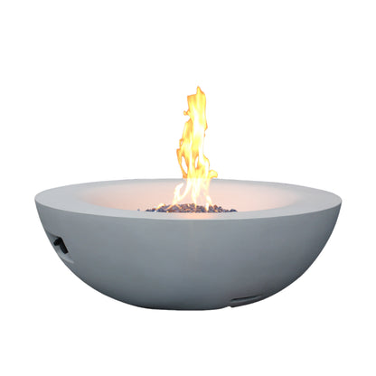 42 Inch Outdoor Concrete Propane Gas Fire Pit Bowl