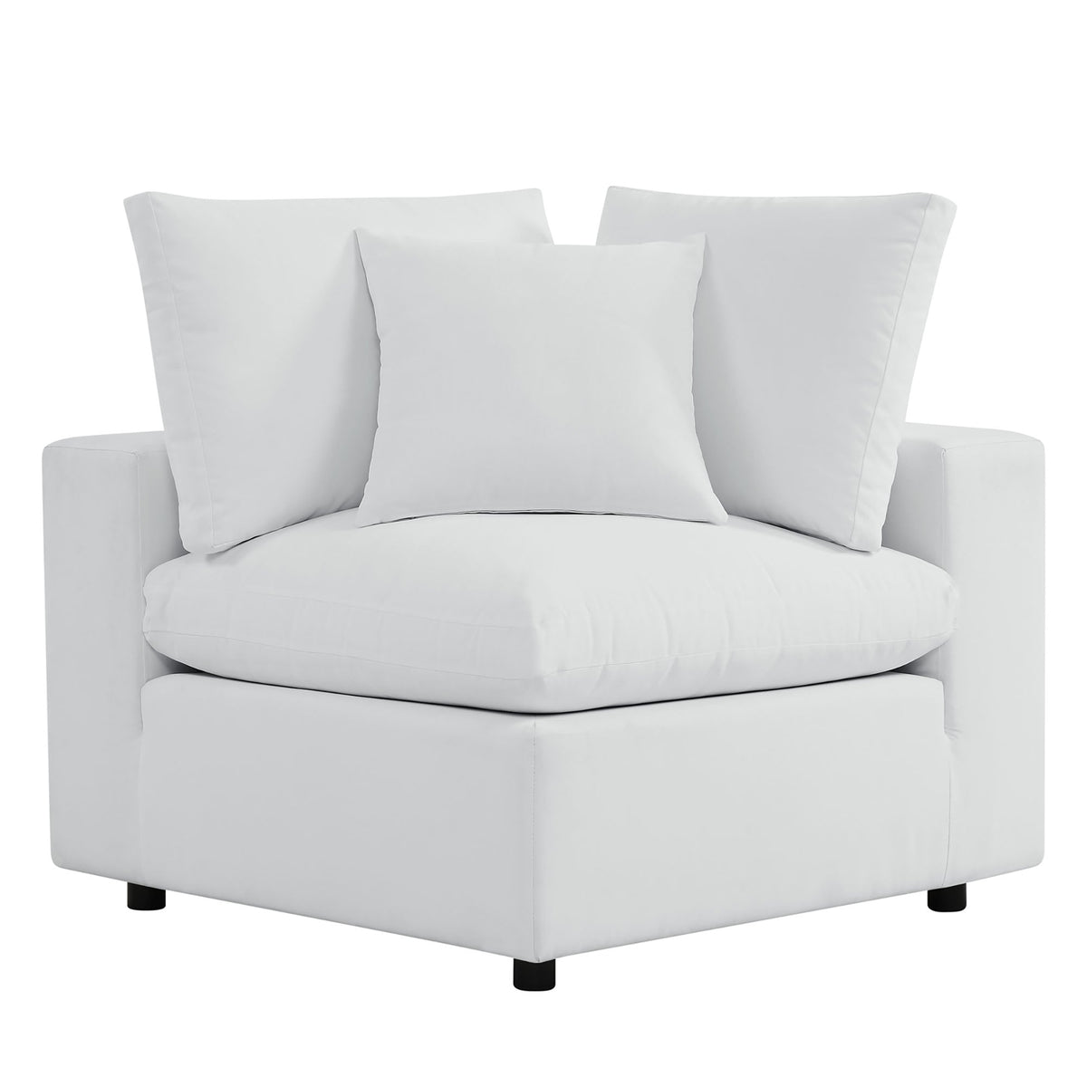 Patio Elegance Sectional Sofa - Saybrook 8-Piece Outdoor Upholstered Sofa by Modway