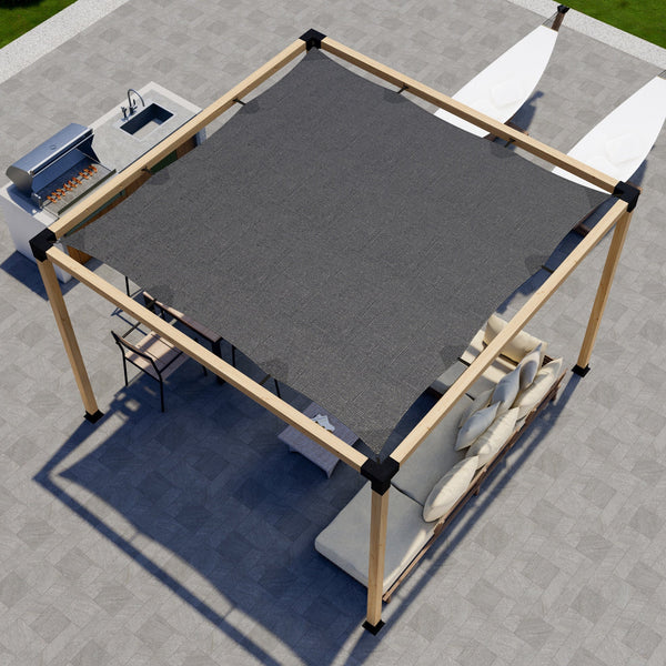 DIY Pergola Kit for a Freestanding Pergola With Canopy - Any Size Up to 12' x 12' - Yard Noble