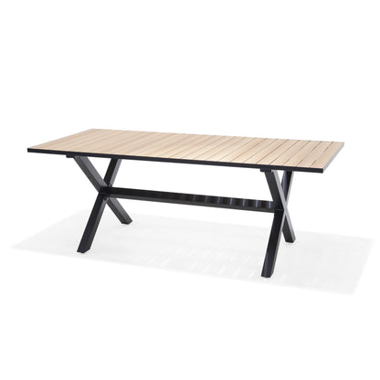 Panama Dark Rectangular Table and 6 Nassau Chairs
