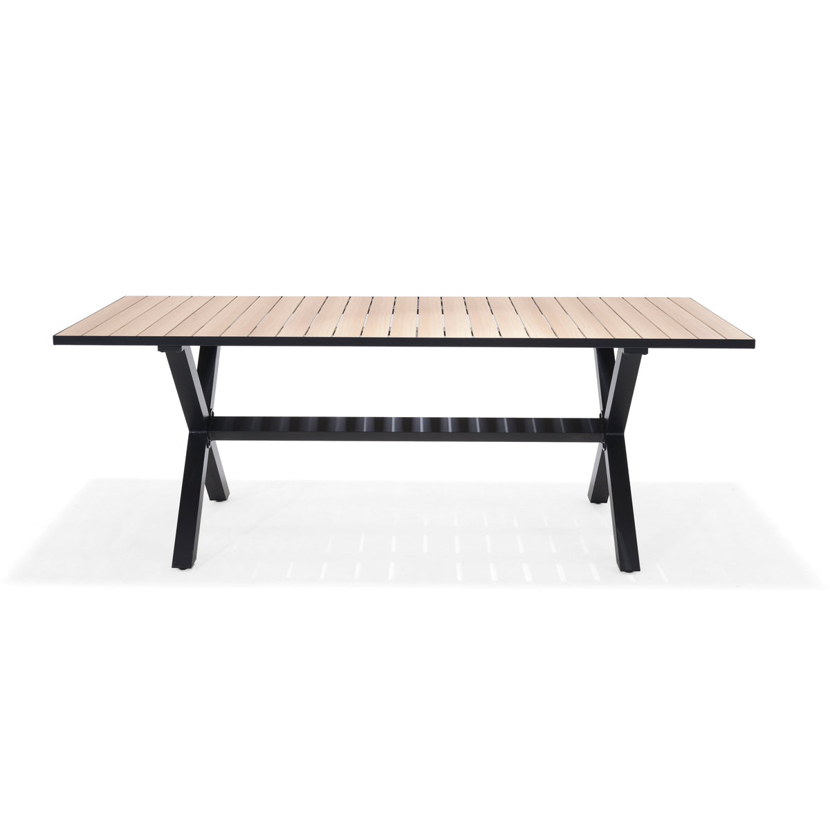 Panama Dark Rectangular Table and 6 Nassau Chairs