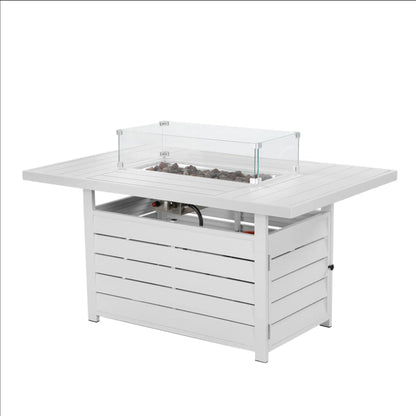 54.3 Inch Outdoor Patio Fire Pit Table