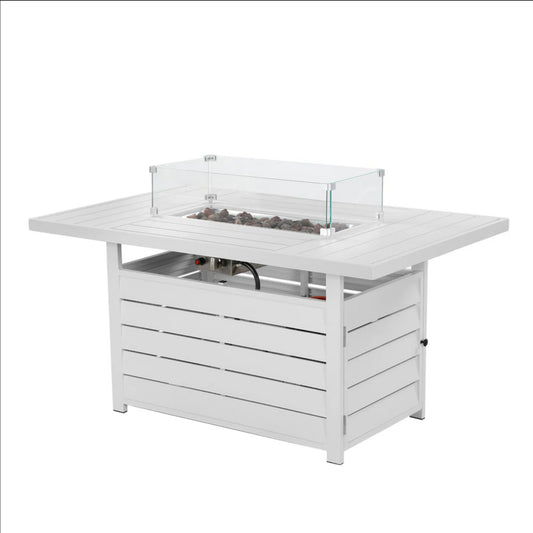 54.3 Inch Outdoor Patio Fire Pit Table - Yard Noble