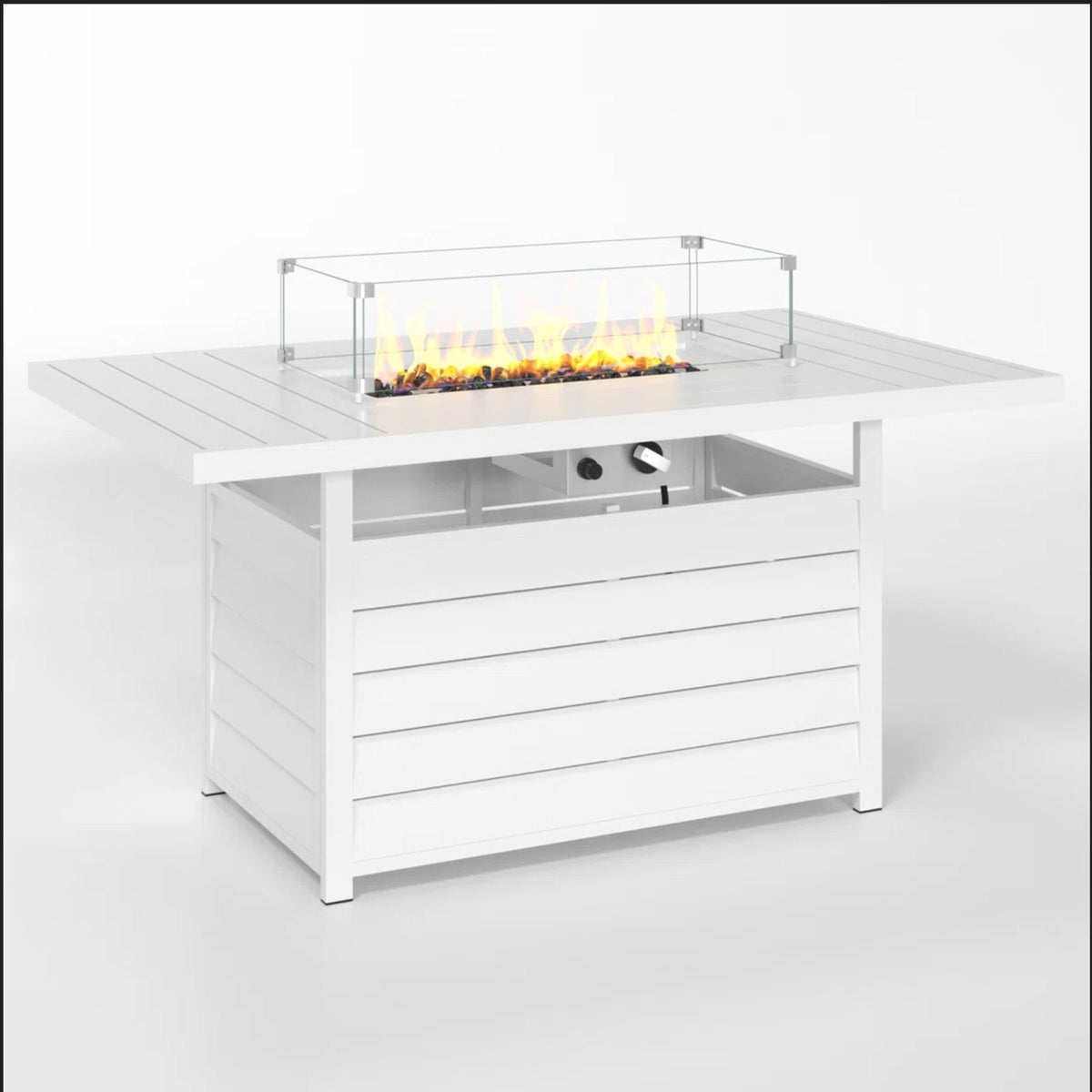 54.3 Inch Outdoor Patio Fire Pit Table