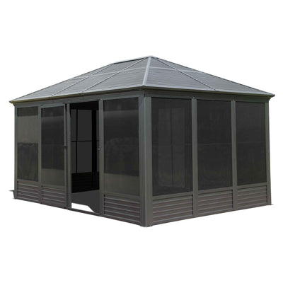 11.2x14.6FT Sunroom Aluminum Hardtop Gazebo