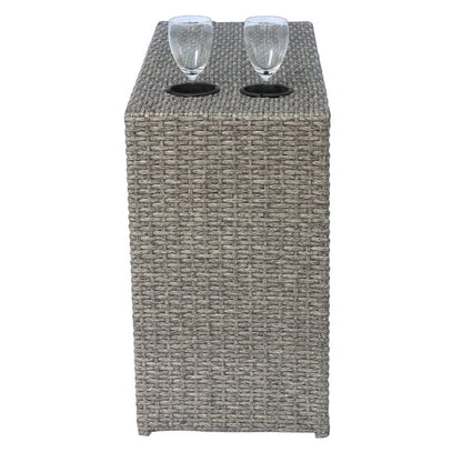 Fully Assembled 8-Person Outdoor Wicker Seating Group with Cushions