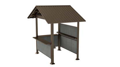 9.4 X 6.2 FT Hardtop Grill Gazebo